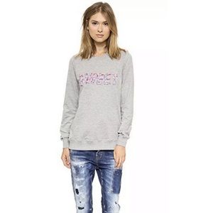 Markus Lupfer Women's Sweet Beaded Sweatshirt Size XS
